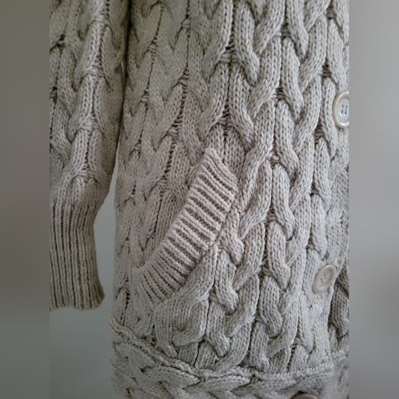 ZARA wool chunky cable knit sweater - Picture 12 of 14
